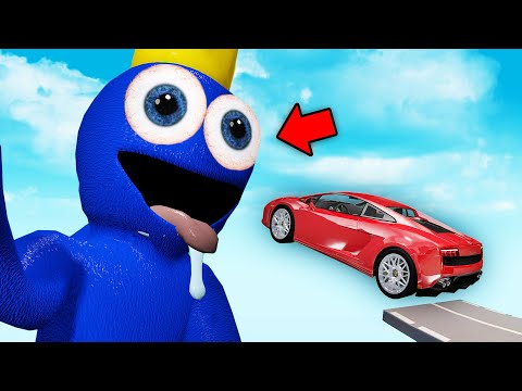 CARS vs RAINBOW FRIENDS!