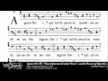 Agnus Dei IV from Mass IV, Gregorian Chant
