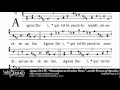 Agnus Dei IV from Mass IV, Gregorian Chant 