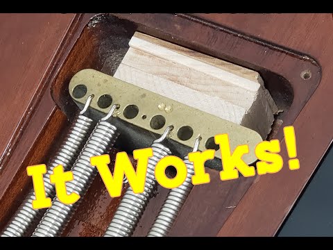 Block Off Your Floyd Rose Bridge to Fix Your Tuning - Tiny Tone Blocks Demo - Strat Trem PRS Tremolo