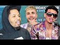 GERVONTA DAVIS CALLS JAKE PAUL A DUMMY FOR TWEETS; SAYS ROLLY WAS SHAKING AT FACE OFF