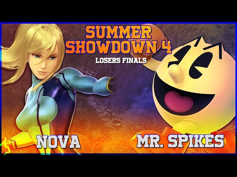 Summer Showdown 4 - Losers Finals - Mr. Spikes (Pac-Man) vs Nova (Zero Suit Samus) - SSBU