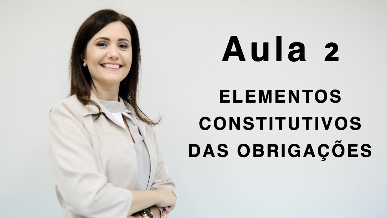 Elementos constitutivos das obrigações