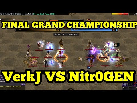 VerkJ VS Nitr0GEN FINAL Grand Championship ATLANTICA ONLINE INDONESIA  08-07-2018