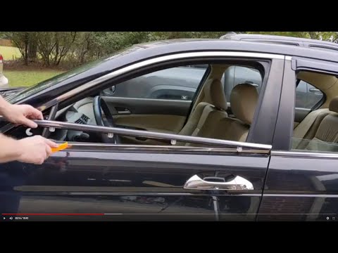 2010 Honda Accord Weather Strip Window Molding Replacement