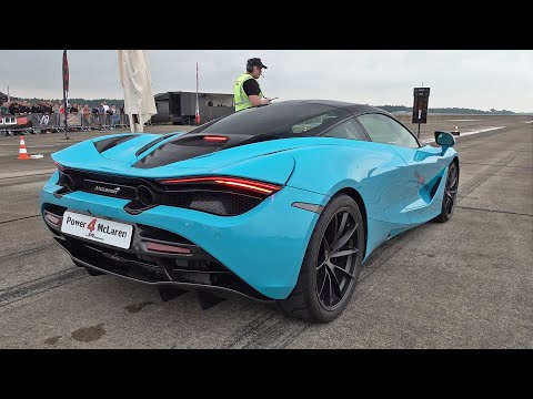 900HP McLaren 720S - 1/2 Mile Accelerations 0-300 KM/H