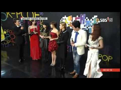 121229 Lee Hi, Park Jimin, Baek Ah Yeon - SBS Gayo Daejun Red Carpet