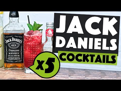 5 EASY Jack Daniels Cocktails you can make at home!