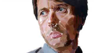 Brett Anderson from Suede digital painting IPad procreate