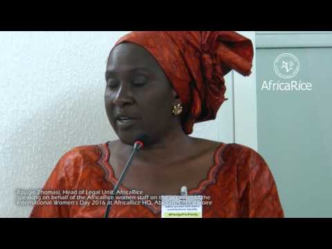 International Women’s Day 2016 at AfricaRice