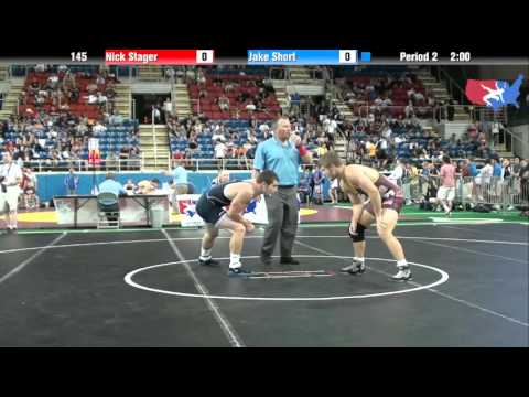 Fargo 2012 145 Round 1: Nick Stager (Colorado) vs. Jake Short (Minnesota)