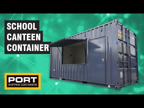 School Canteen Container - Port Shipping Containers