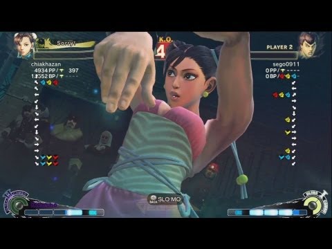 Chiakhazan (Chun Li) vs sego0911 (Fei Long) - AE 2012 Matches *1080p*