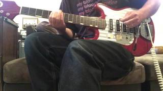 Video thumbnail for Vintage Teisco Del Rey WG-4L / ET-440 4 Pickup Electric Guitar Silvertone MIJ Japan by johnnyangel69