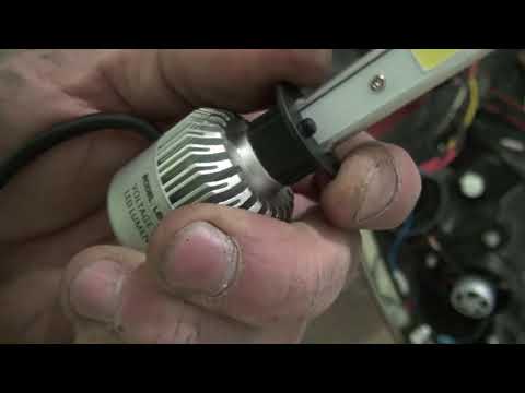 Dodge ram spyder headlight led upgrade