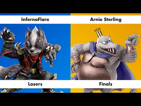 InfernoFlare (Wolf) vs. Arnie (K Rool, Bowser, DDD) - Losers Finals - 24-25 Blugold Smash #2