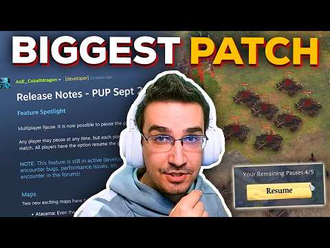 SIEGE REWORK! - BIGGEST PATCH OF THE YEAR IN AOE4!