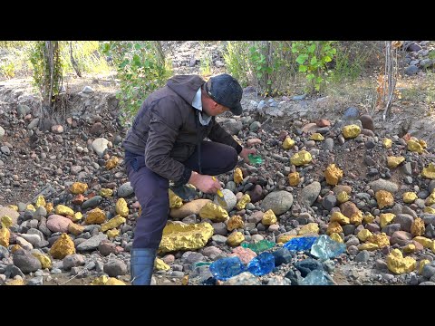 Found Gold and Signs Diamonds! ( River No. 1 Explored for Treasure)