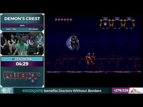 Demon's Crest by LP3Cinema in 0:50:49 - SGDQ2016 - Part 72