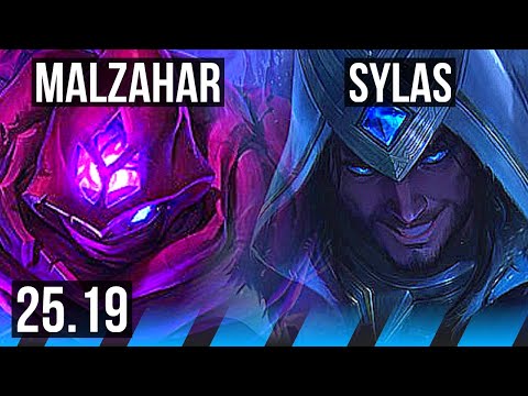 MALZAHAR vs SYLAS (MID) | Legendary | NA Master | 25.19