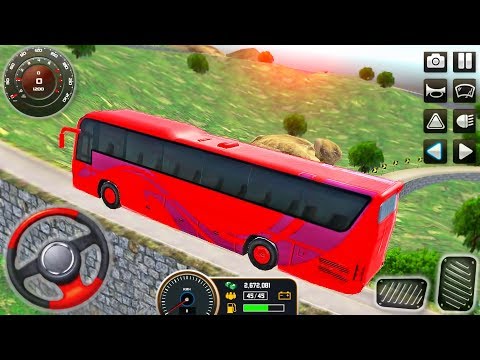 Modern Mountain Bus Driver - Uphill Coach Driving Simulator - Android Gameplay