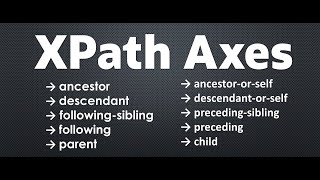 Download the video "#20. Advance xPath in Selenium Webdriver (starts-with(), contains(), text() and xPath Axes methods)"