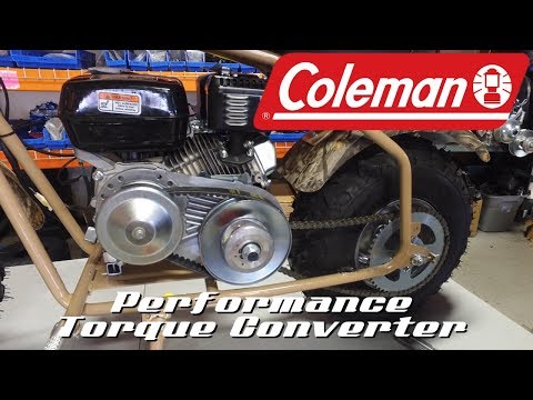 Coleman 200 Minibike Torque Converter Install | Walkthrough