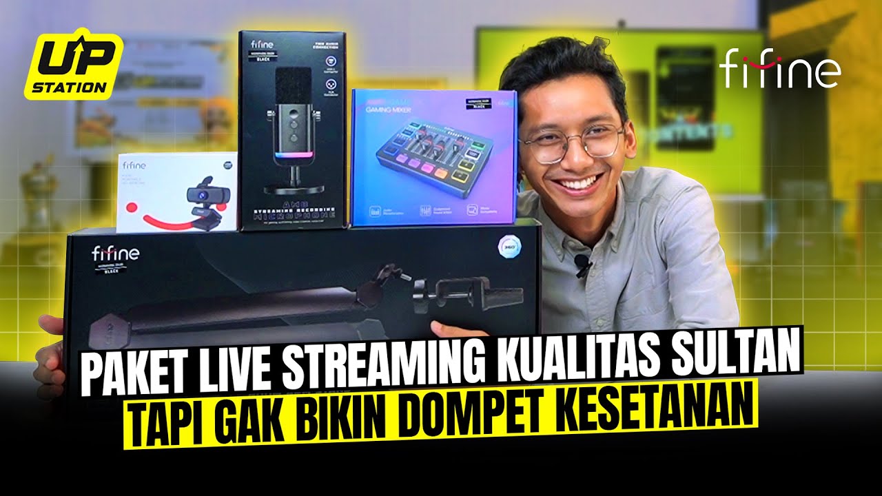  REVIEW MIC FIFINE AM8, MIC YANG COCOK UNTUK SEMUA JENIS STREAMER! | Review Station - Fifine