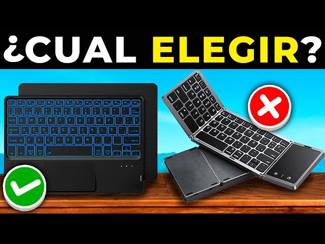 Vídeo relacionado con Mcbazel Teclado Bluetooth Plegable,Teclado Inalámbrico Portátil Ultra Delgado con Teclado Numérico, Compatible con Mac, iOS, Android, Windows