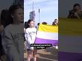 Oklahoma high school students stage walkout over nonbinary teen's death #shorts