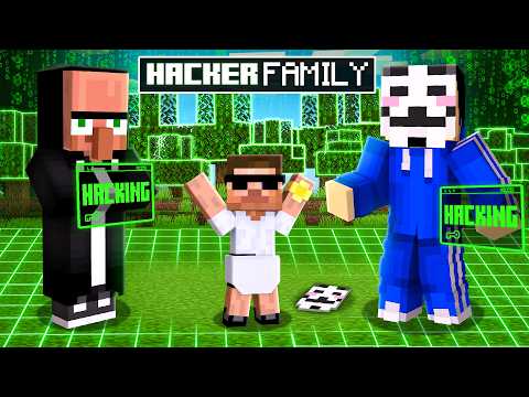 I Joined HACKER FAMILY in MInecraft..