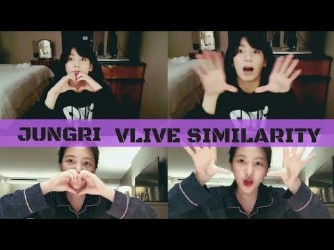 [JUNGRI] Recent Vlive Similiarity | BTS Jungkook & Red Velvet Yeri | 방탄소년단 정국 & 레드벨벳 예리