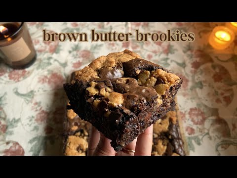 Brown Butter Brookies ♡ Bake With Me