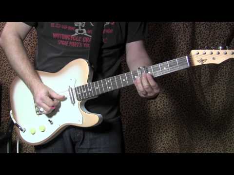RS Guitarworks SLABELECTRO electric guitar demo with Dr Z M12