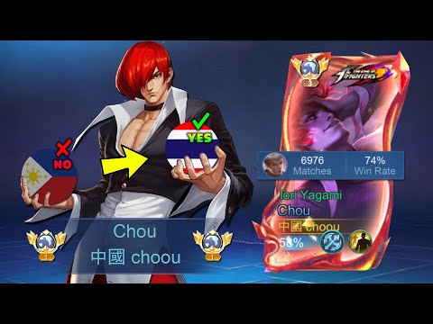 I USED MY NEW BUILD CHOU IN THAILAND SERVER AND THIS HAPPENED!! - Mobile Legends