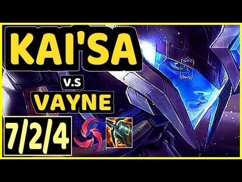 KAI'SA vs VAYNE - 7/2/4 KDA BOTTOM ADC GAMEPLAY - BR Ranked MASTER