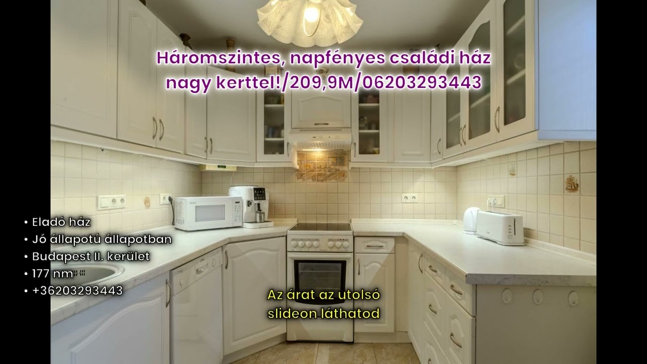 Eladó családi ház, Budapest, II. kerület 6 szoba 177 m² 209.9 M Ft