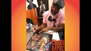 Cbabi Bayoc on painting The Rainbow Children for Prince