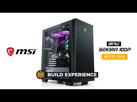 MSI MPG SEKIRA 100P Vidutinis bokštas 2xUSB 3.0 1xType C 4x120mm Juodas Ventiliatoriaus grūdinto stiklo langas