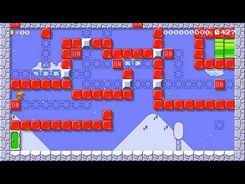 Climbimg the Ice Death Mountain by EddieKalel 🍄 Super Mario Maker 2 #ais 😶 No Commentary