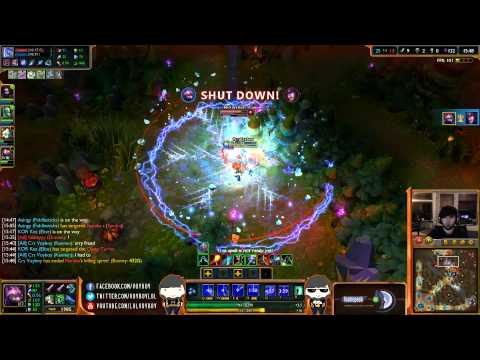 Voyboy plays Kennen vs Draven Top Lane - League of Legends Season 3