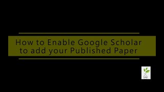 How to create Google Scholar Profile, Add articles manually