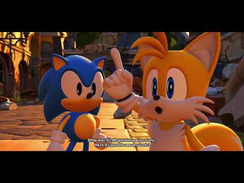 Sonic Forces 100% Walkthrough (Nintendo Switch) - Ghost Town - All Red Rings - Part 3