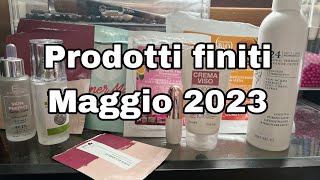 Empty 5/23: prodotti finiti Maggio 2023