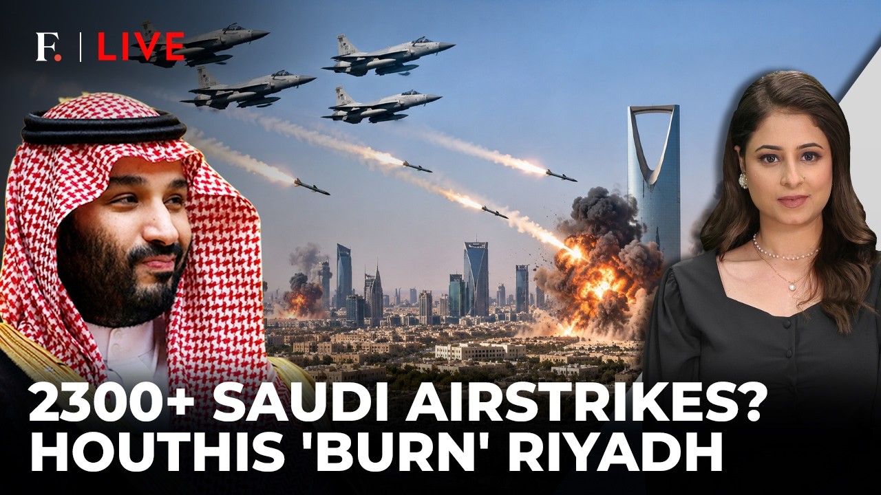 42 Attacks in 24 Hours? Saudi Jets Rain Fire, Houthis Fire Missiles At Riyadh| Firstpost Live