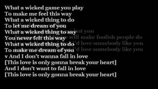 Cris Isaak Wicked Game [ lyrics ]