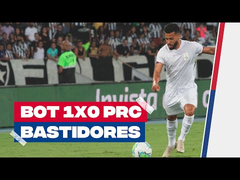 BASTIDORES BOTAFOGO x PARANÁ CLUBE