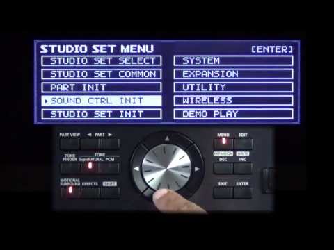 Roland Integra-7 - How to Initialize a Studio Set