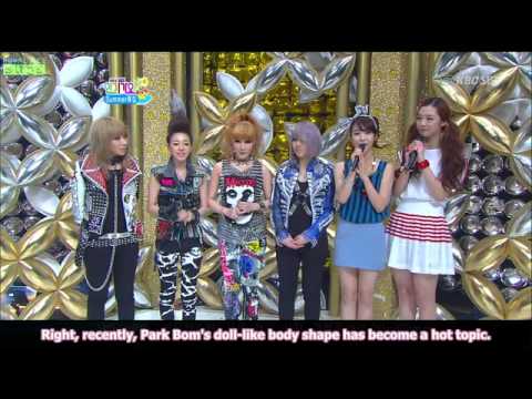 110626 2NE1   Interview on SBS Inkigayo ENG   TwitVid