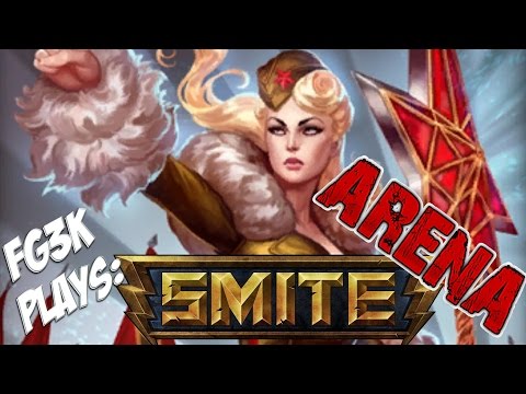 SMITE - Athena Arena Gameplay "He never posts his...."